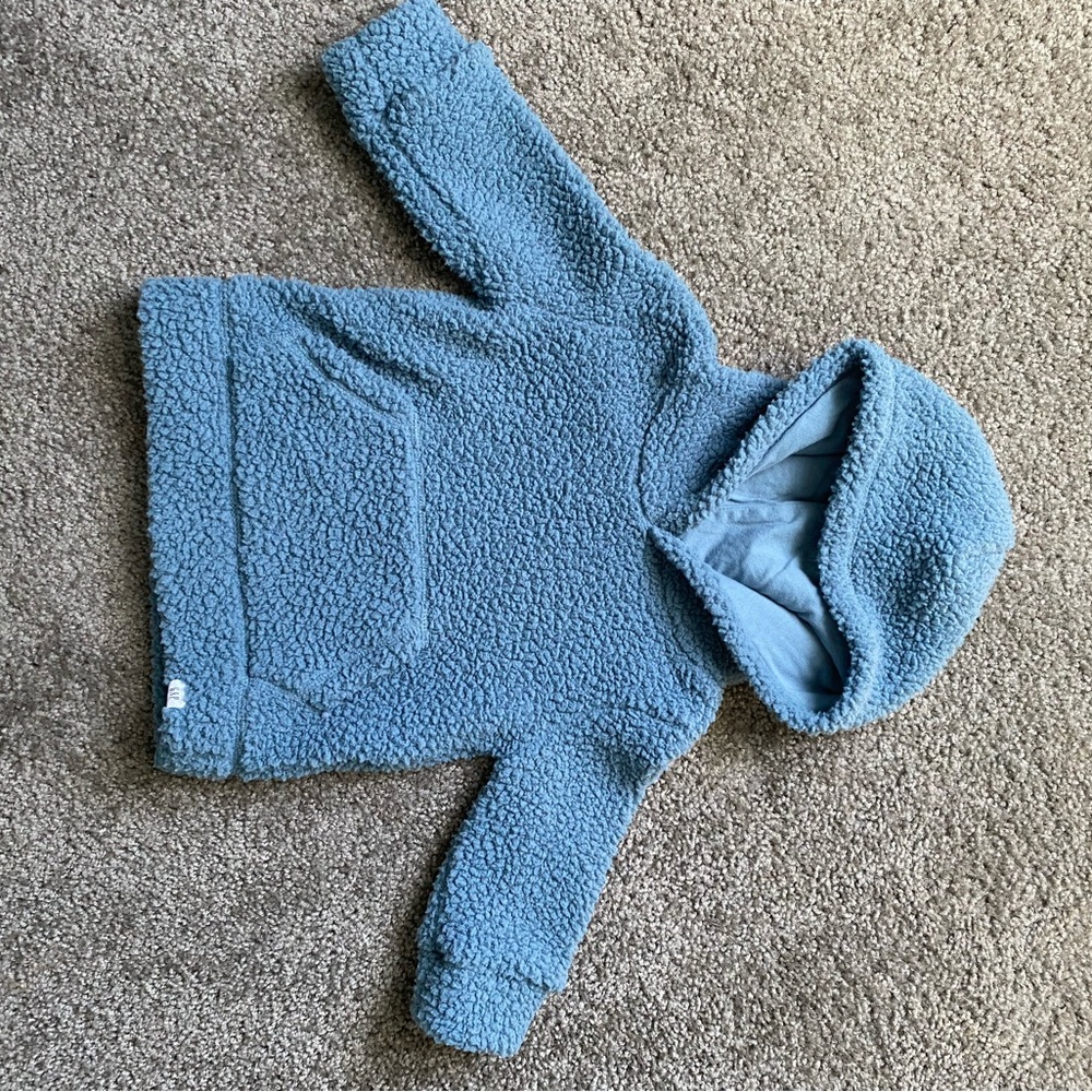Baby Gap Blue Sherpa Hoodie